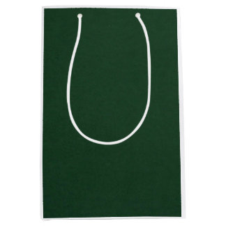 Solide Jägergrün-Mittlere Geschenktasche Mittlere Geschenktüte