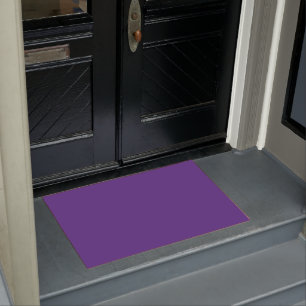 Solide lila violette Substanz Fußmatte