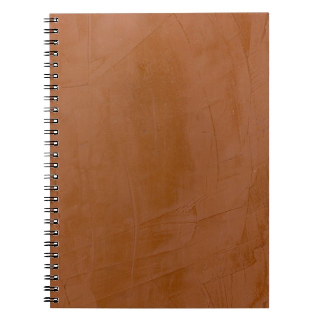 Solide Mandarine Notizblock (Vorderseite)