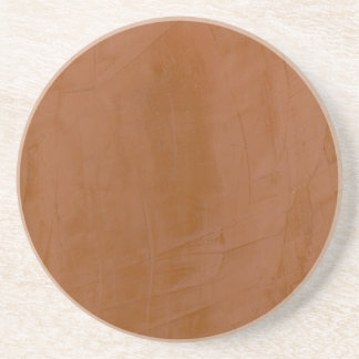 Solide Mandarine Sandstein Untersetzer