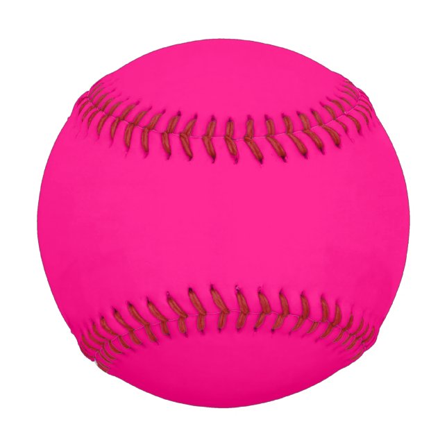 Solide Rose tief rosa Baseball (Vorderseite)