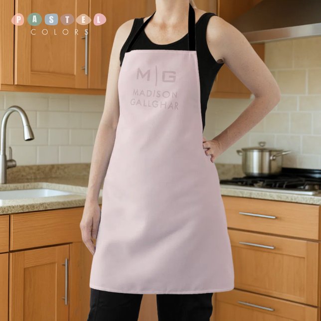 Solide weiche Licht-Pastell-Orchideen-Rosa-Farbe Schürze (Solid Soft Light Pastel Orchid Pink Color Apron
)