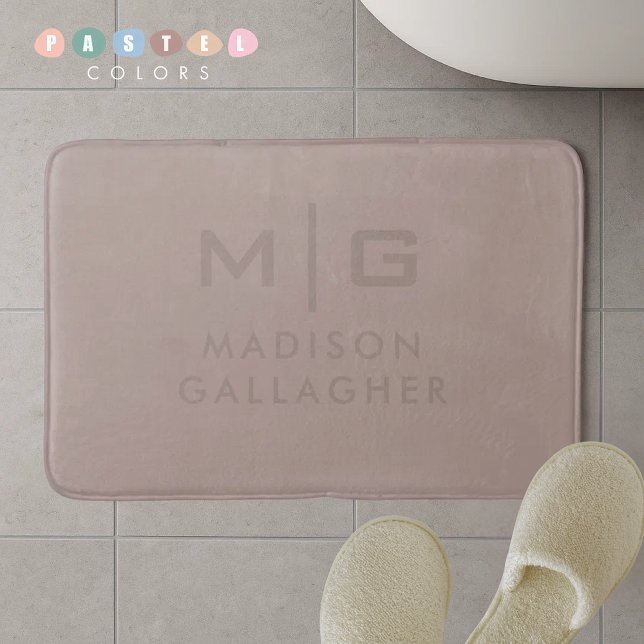 Solide weiche Licht-Pastell-Tan-Cotta-Beige-Farbe  Badematte (Solid Soft Light Pastel Tan Cotta Beige Color Bath Mat
)