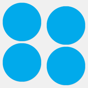 Solider Cyan-Blauer Hintergrund Etiketten