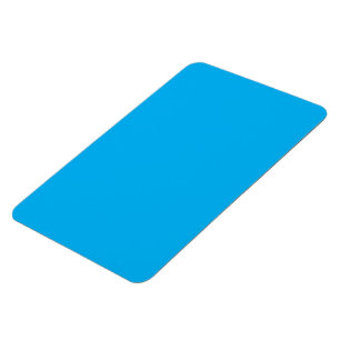 Solider Cyan-Blauer Hintergrund Minimalistischer Magnet