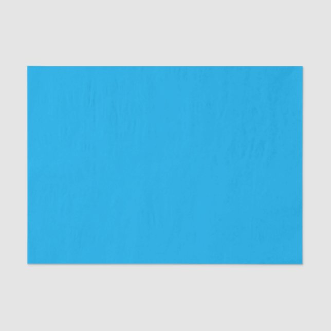 Solider Cyan-Blauer Hintergrund | Minimalistischer Seidenpapier (Vorderseite)