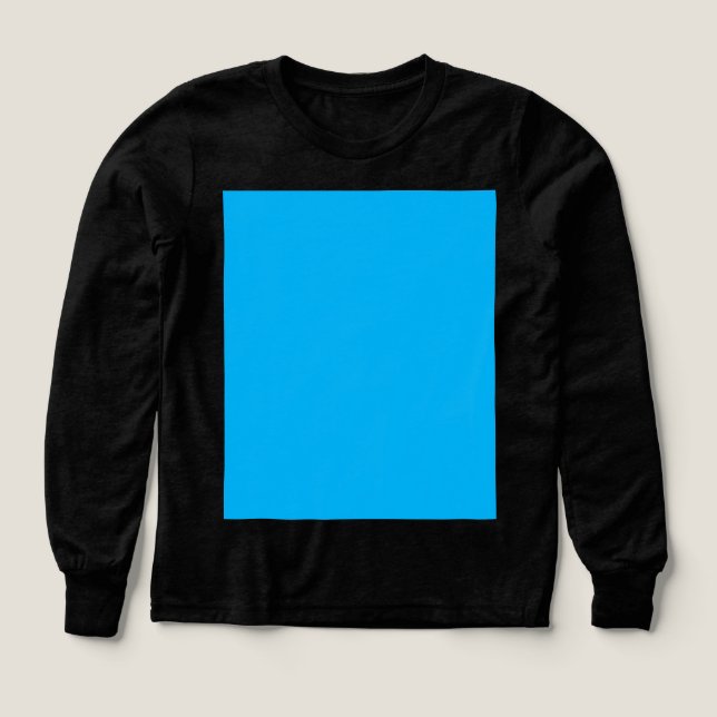 Solider Cyan-Blauer Hintergrund | Sommer Minimal S (Design Vorderseite)