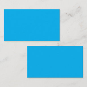 Solider Cyan-Blauer Hintergrund Visitenkarte
