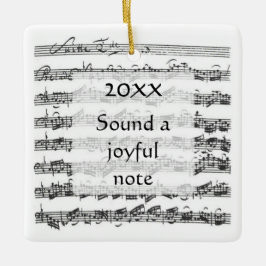 Solider froher Anmerkung Bach Keramikornament