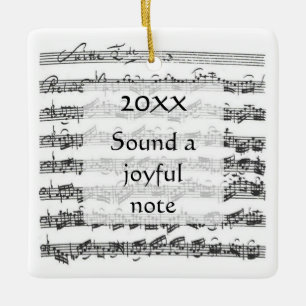 Solider froher Anmerkung Bach Keramikornament