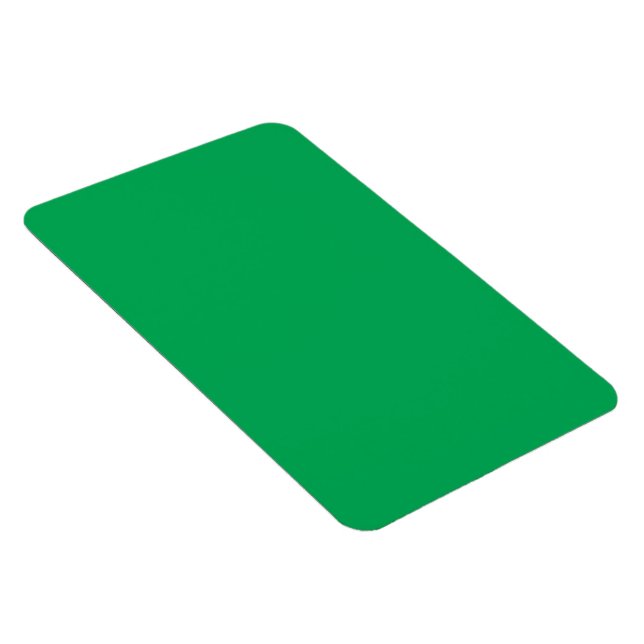 Solider grüner Hintergrund  Magnet (Rechte Seite)