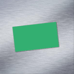 Solider grüner Hintergrund Magnetische Visitenkarte