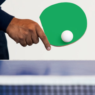 solider grüner Hintergrund Tischtennis Schläger