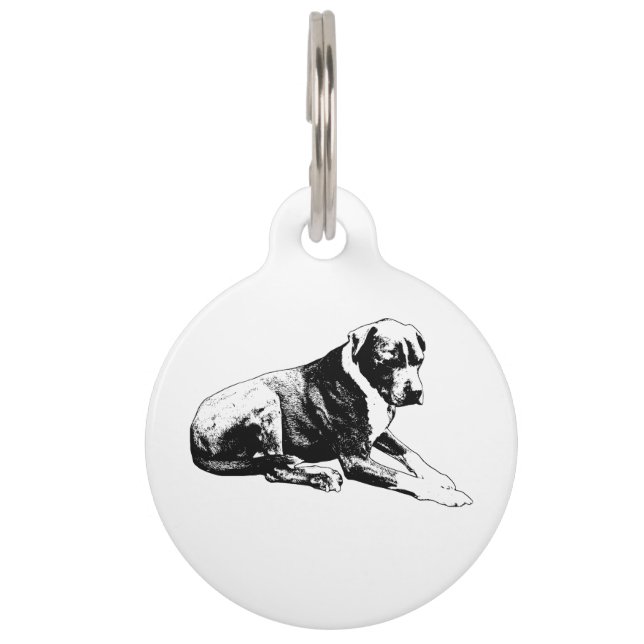 Solider Lean, Sicherer Anhänger Haustiermarke (Vorderseite)