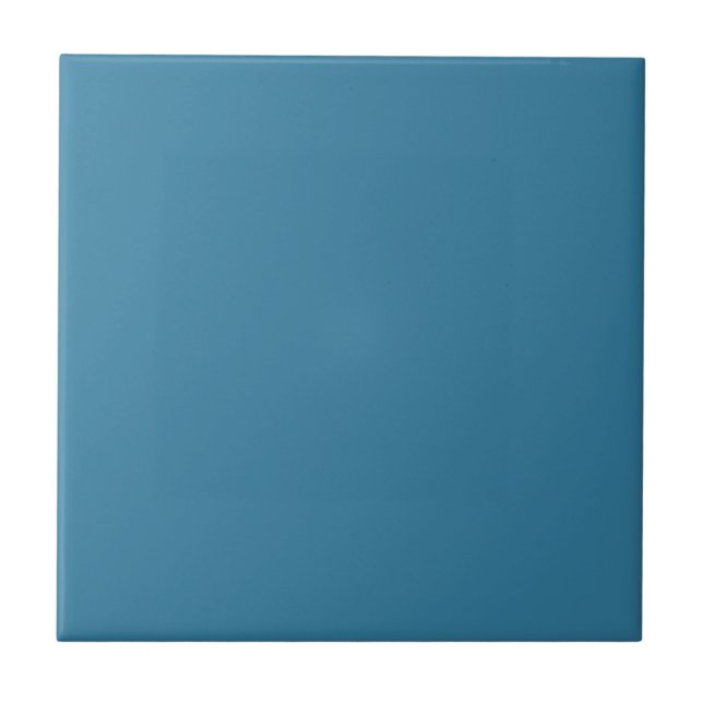 Solides Astralblau Fliese (Vorderseite)