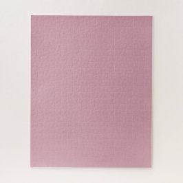 Solides, Schlicht rosafarbenes Quarzglas Puzzle