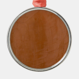 Solides Tangerine Silbernes Ornament