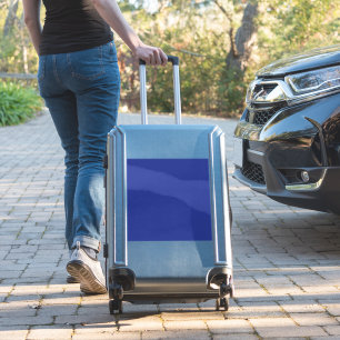 Solides tiefblaues Hintergrundbild   Kühnes minima Aufkleber