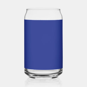 Solides tiefblaues Hintergrundbild Kühnes minima Dosenglas