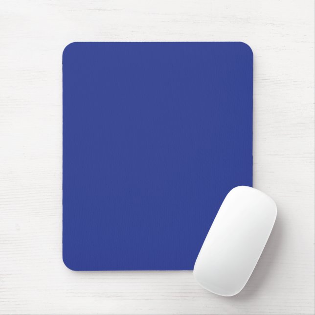 Solides tiefblaues Hintergrundbild | Kühnes minima Mousepad (Mit Mouse)