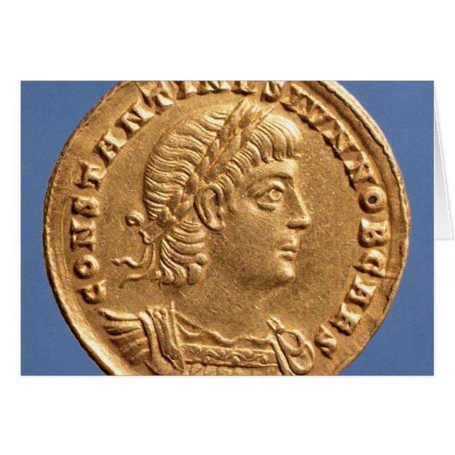 Solidus of Constantine II Caesar cuirassed (Vorderseite (Horizontal))