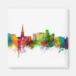 Solihull England Skyline Magnet