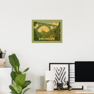 Solingen Deutschland Stadt Kunst Poster