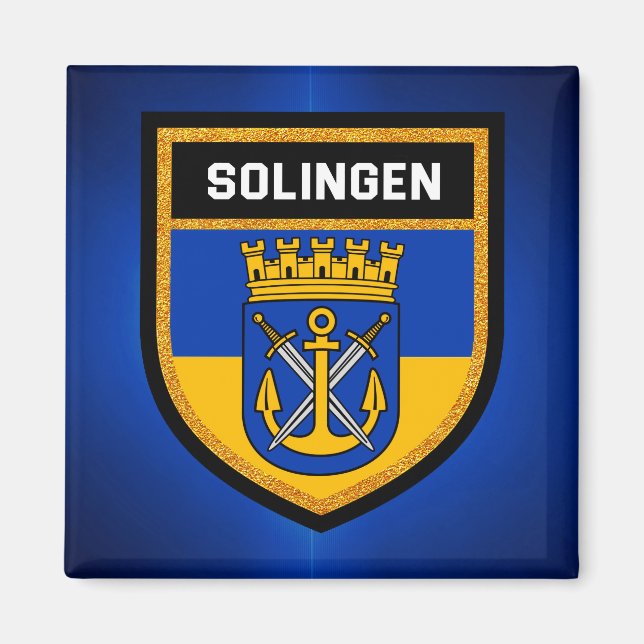 Solingen Flag Magnet (Vorne)