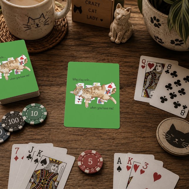 Solitaire Game Cards Cat Spielkarten (Von Creator hochgeladen)