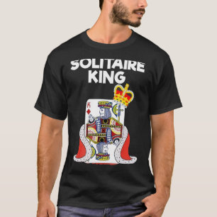 Solitaire King Card Game Spider Solitaire T-Shirt