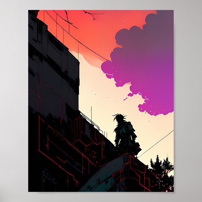 Solitärbild Poster (Vorne)