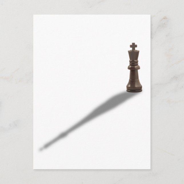 Solitary Black King Postkarte (Vorderseite)