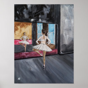 Solitary Grace Malerei von Alfred Fox Poster