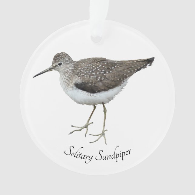 Solitary Sandpiper Ornament (Vorderseite)