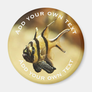 Solitary Stripfish Unterwasser Benutzerdefinierter Magnet