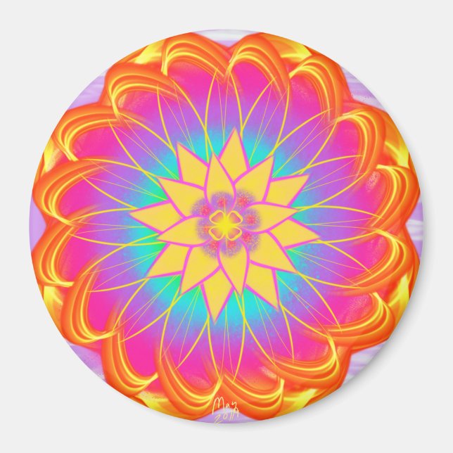 Solitary Superstar von pwrflwr Magnet (Vorne)