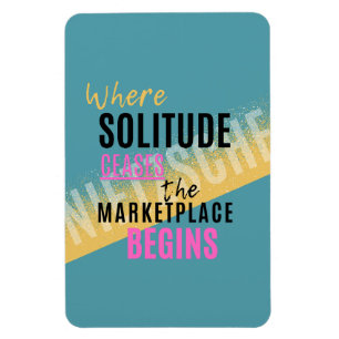 Solitude Introspection Introvertierte Nietzsche Zi Magnet
