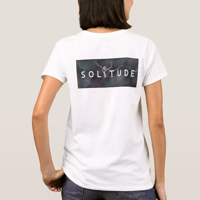 SOLITUDE | Melancholy x Typografie T-Shirt (Rückseite)