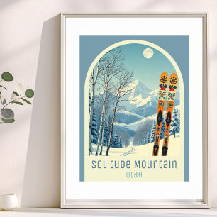 Solitude Mountain Utah Skigebiet Poster