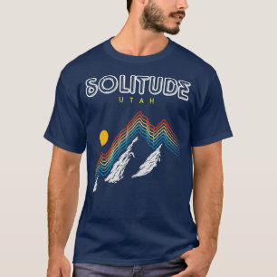 Solitude UtahSki Resort 1980er Retro T-Shirt