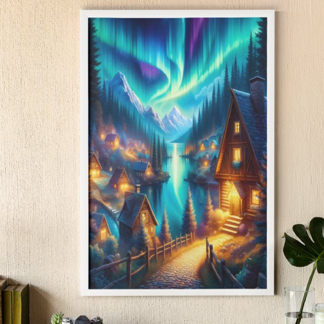 Solitudes Haven: Ein Kabinentraining Poster (Von Creator hochgeladen)