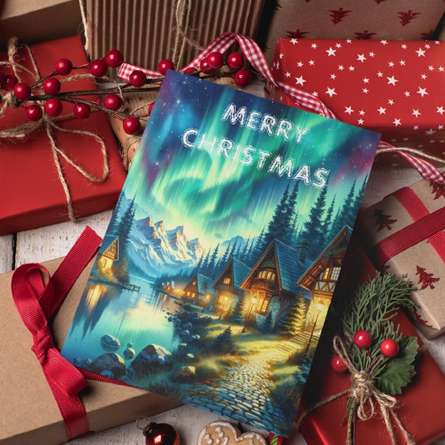 Solitudes Haven Weihnachtskarte Postkarte (Von Creator hochgeladen)