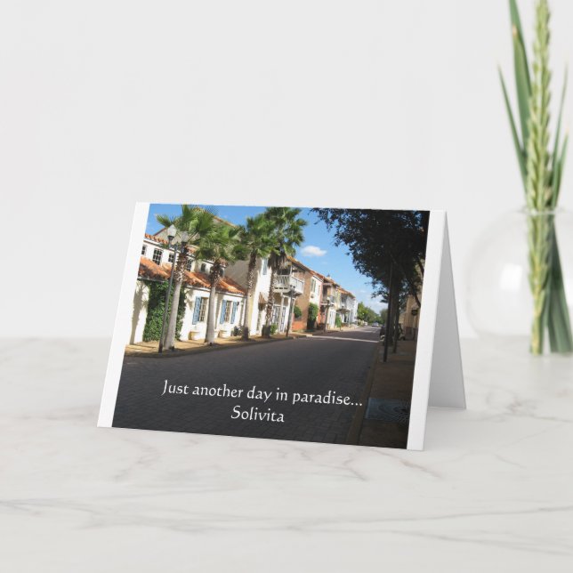 Solivita… Paradies Karte (Vorderseite)