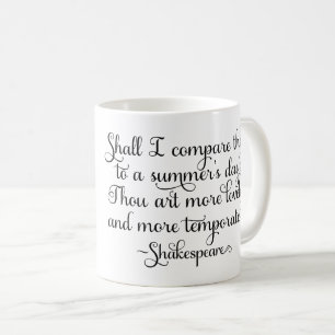 Soll ich dich mit dem Sommertag vergleichen - Shak Tasse