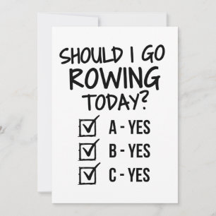Soll ich heute Rudern? Karte