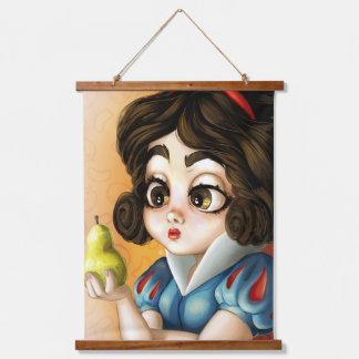 Soll ich zu Birnen wechseln? Wandteppich Mit Holzrahmen