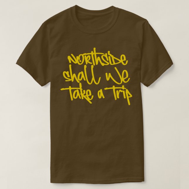 Sollen wir eine Reise machen? T-Shirt (Design vorne)