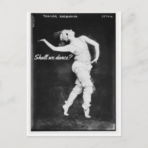 Sollen wir tanzen? Postkarte
