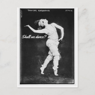 Sollen wir tanzen? Postkarte