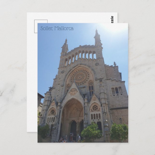 Soller, Mallorca Postkarte (Vorne/Hinten)